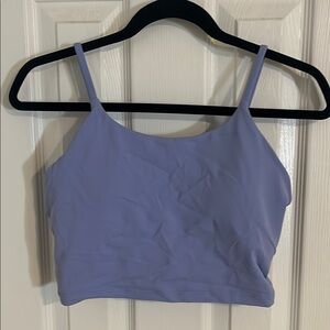 Lavender Sports Bra with removable cups